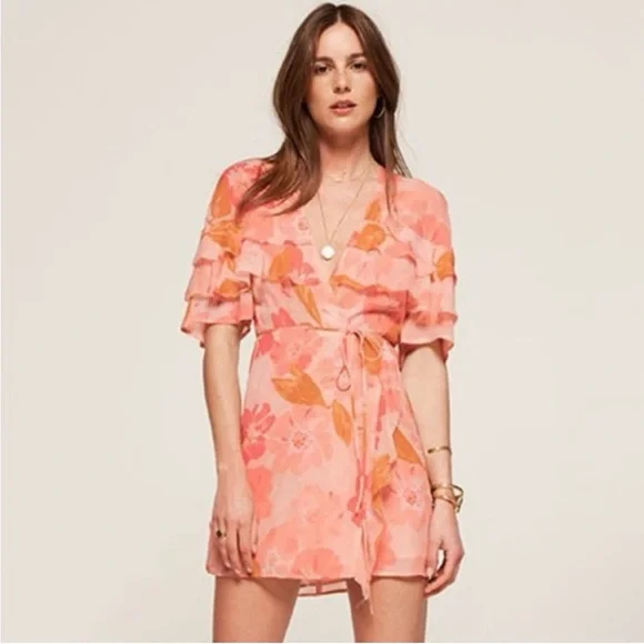 Reformation Juliana Wrap Dress XS - Picture 1 of 13